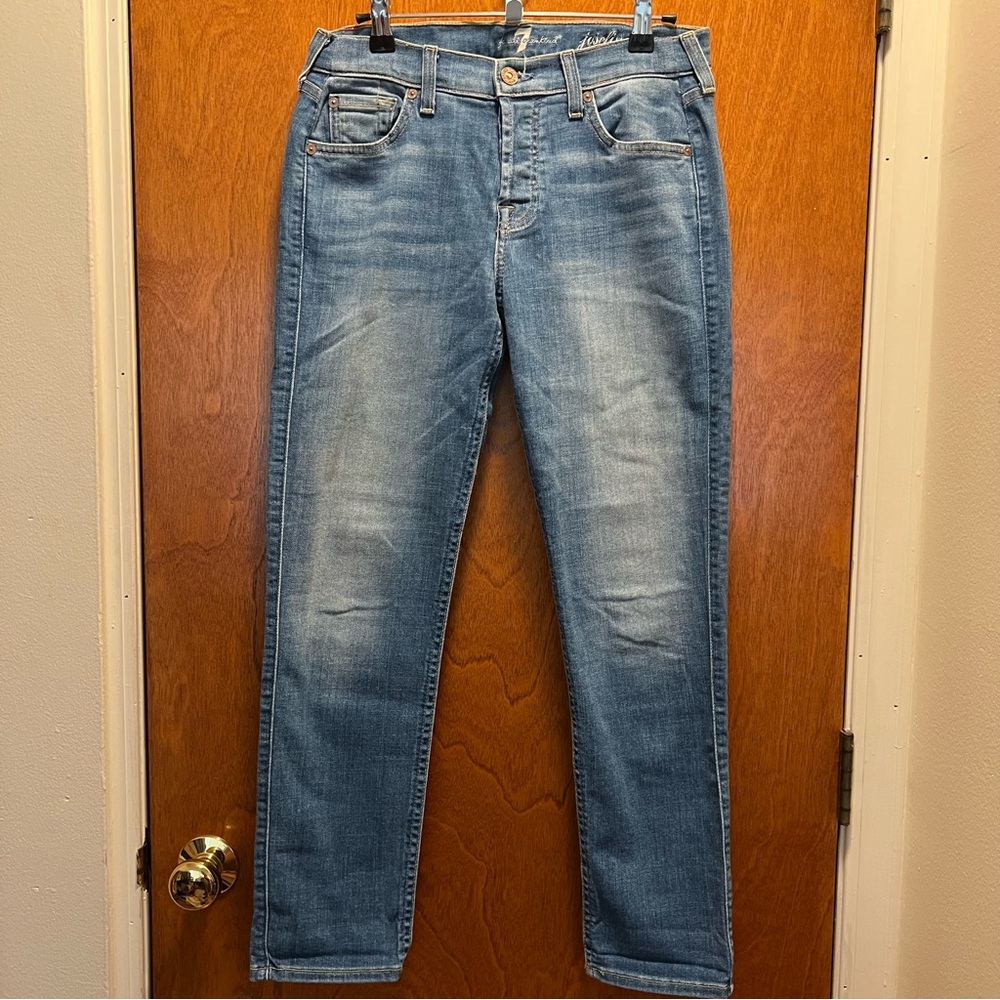 NWOT Vintage 7 For All Mankind Josefina Skinny Boyfriend Jeans